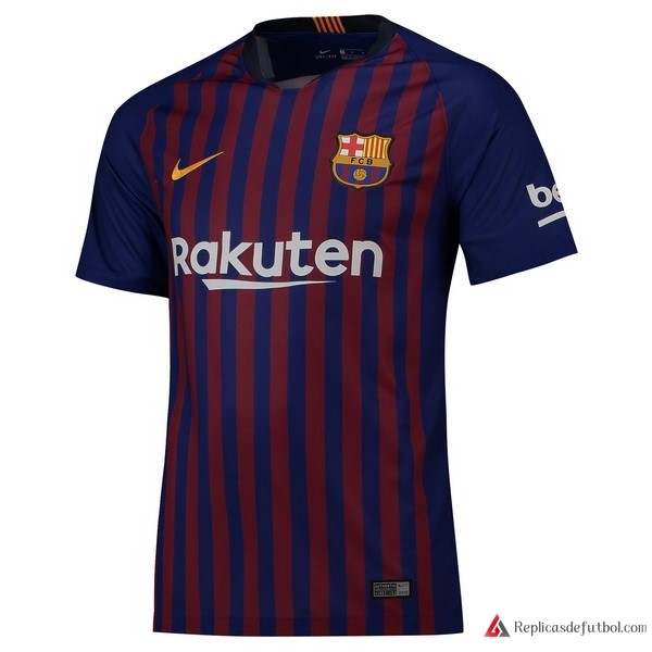 Camiseta Barcelona Primera equipación 2018-2019 Azul Rojo